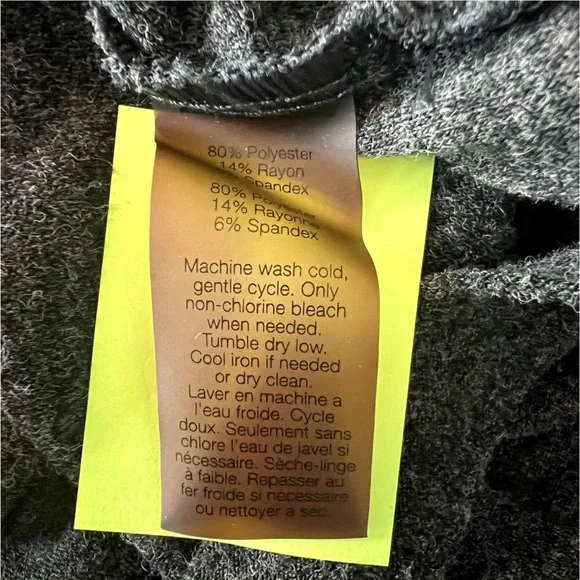 T Alexander Wang CharcoalGray Long Sleeve Top - Picture 7 of 8